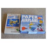 Wooden Aircraft Model Kit and Fold a Day Calendar