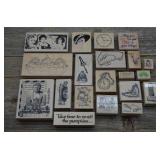 Assorted Wood/Rubber Stamps