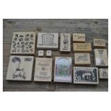 Assorted Wood/Rubber Stamps