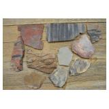 Lot of Slab Cut Mineral Specimens