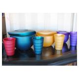Set of Tupperware Impressions-Jewel-Toned Colors