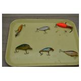 Various Antique Fishing Lures-Heddon, Creek Chub