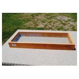 Rustic Wood & Glass Display Case/Shadowbox