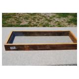 Rustic Wood & Glass Display Case/Shadowbox