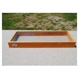 Rustic Wood & Glass Display Case/Shadowbox