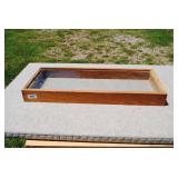 Rustic Wood & Glass Display Case/Shadowbox