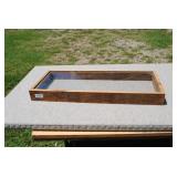 Rustic Wood & Glass Display Case/Shadowbox