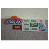 Lot of Vtg Advertising Signs for Various Beverages