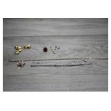 Assortment of Gold and Silver-Colored Jewelry