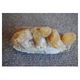 Honey Calcite Crystals on Matrix