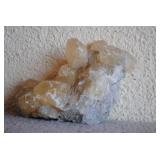 Honey Calcite Crystals on Matrix