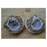 Halved Agate Geode Specimen