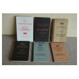 Six Vtg Railroad Rule Books & Agreement Pamphlets