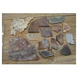 Lot of Slab Cut Mineral Specimens