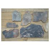 Lot of Slab Cut Mineral Specimens
