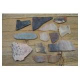 Lot of Slab Cut Mineral Specimens