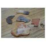 Lot of Slab Cut Mineral Specimens
