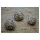 3 Unbroken Geodes/Thundereggs