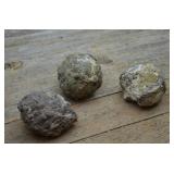 3 Unbroken Geodes/Thundereggs