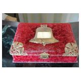 Antique 1800s Red Velvet Victorian Photo Album