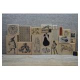 Assorted Wood/Rubber Stamps