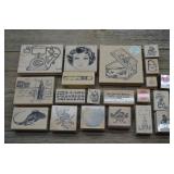 Assorted Wood/Rubber Stamps