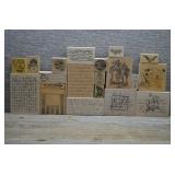 Assorted Wood/Rubber Stamps