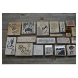 Assorted Wood/Rubber Stamps