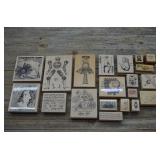 Assorted Wood/Rubber Stamps