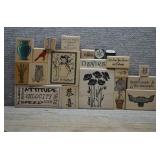 Assorted Wood/Rubber Stamps