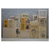 Assorted Wood/Rubber Stamps