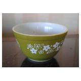 Vtg Pyrex 401 Mixing Bowl 'Crazy Daisy' Pattern