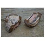 Halved Banded Agate Nodule
