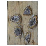 5 Fragments of Agate Geode