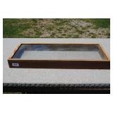 Rustic Wood & Glass Display Case/Shadowbox