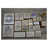 Assorted Wood/Rubber Stamps