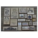 Assorted Wood/Rubber Stamps