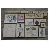 Assorted Wood/Rubber Stamps