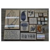 Assorted Wood/Rubber Stamps