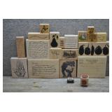 Assorted Wood/Rubber Stamps