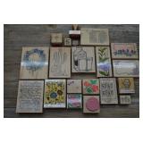 Assorted Wood/Rubber Stamps