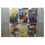 Various Issues of Captain Marvel Comic Books