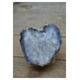 Heart Shaped Quartz Geode / Thunderegg Half