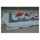 Vtg-Style Kitchen Textile w/Vibrant Fruit Pattern