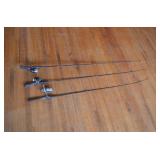 Lot of Shakespeare Fishing Rod & Reel Combinations