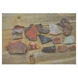 Lot of Slab Cut Mineral Specimens
