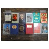 Lot of Assorted Souvenir Advertising Playing Cards