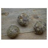3 Unbroken Geodes / Thundereggs