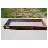 Rustic Wood & Glass Display Case/Shadowbox