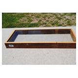 Rustic Wood & Glass Display Case/Shadowbox